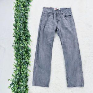 Levi's 514 Straight Leg Gray Denim Jeans 29